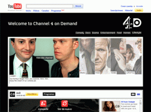 4oD channel 4 on demand via youtube